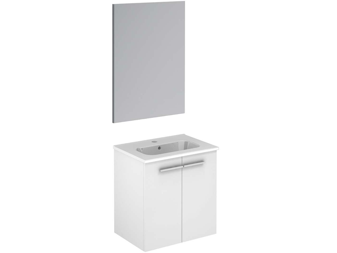 WS Bath Collections Start Glossy White Vanity