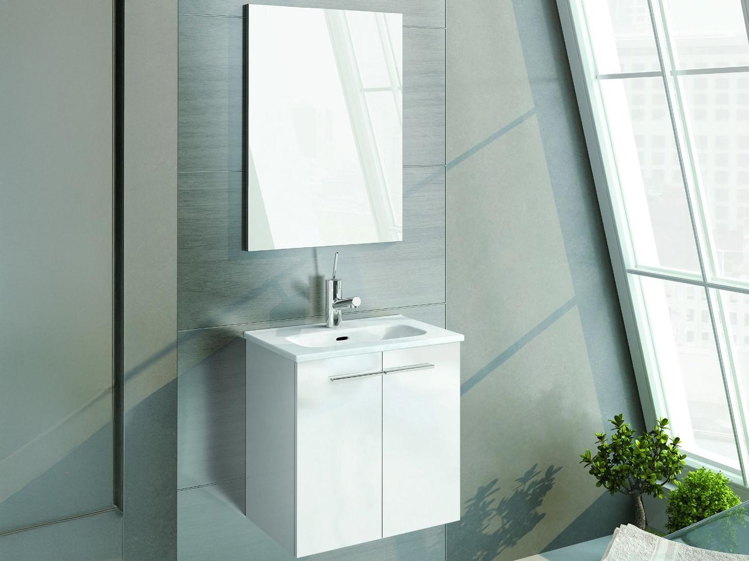 WS Bath Collections Start Glossy White Vanity