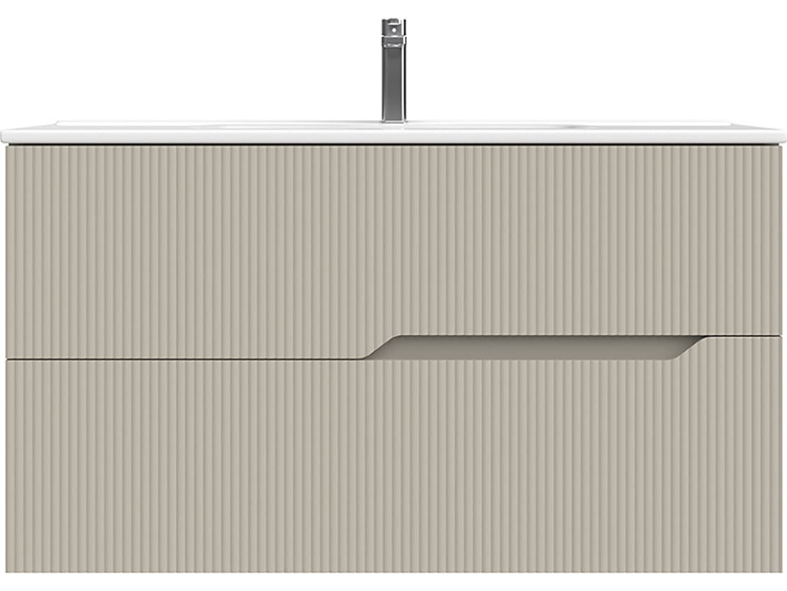 WS Bath Collections Tulipa Matte Mink Vanity