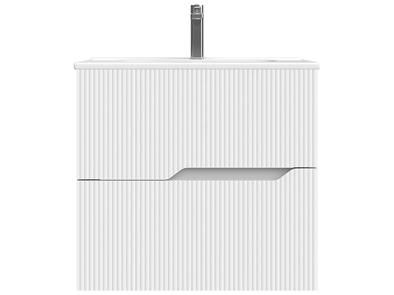 WS Bath Collections Tulipa Matte White Vanity