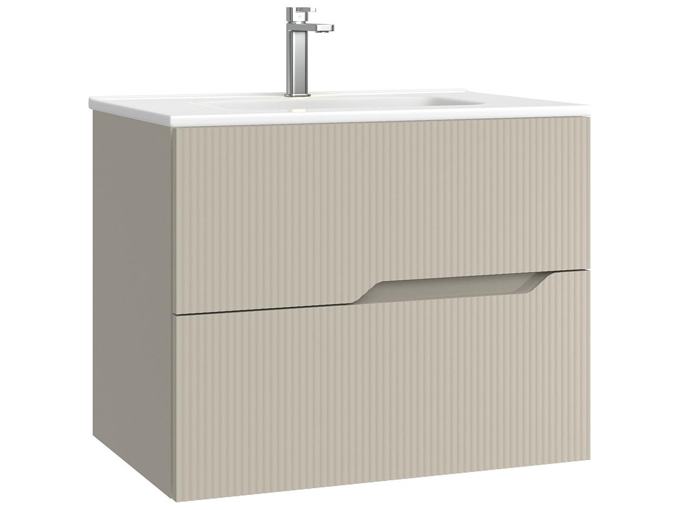 WS Bath Collections Tulipa Matte Mink Vanity