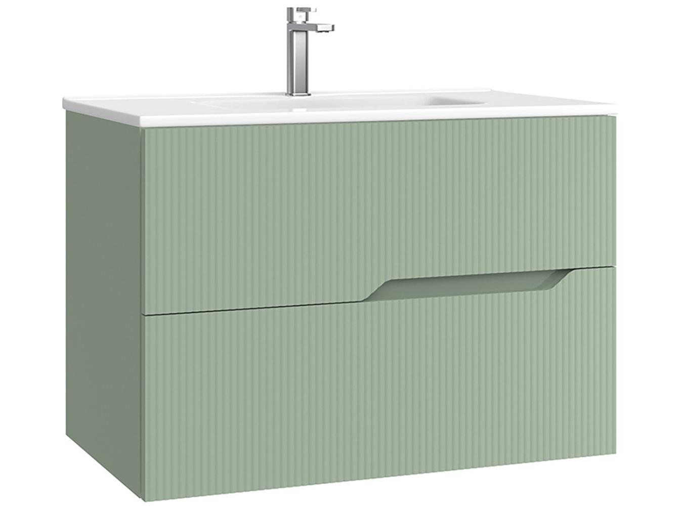 WS Bath Collections Tulipa Matte Leaf Vanity