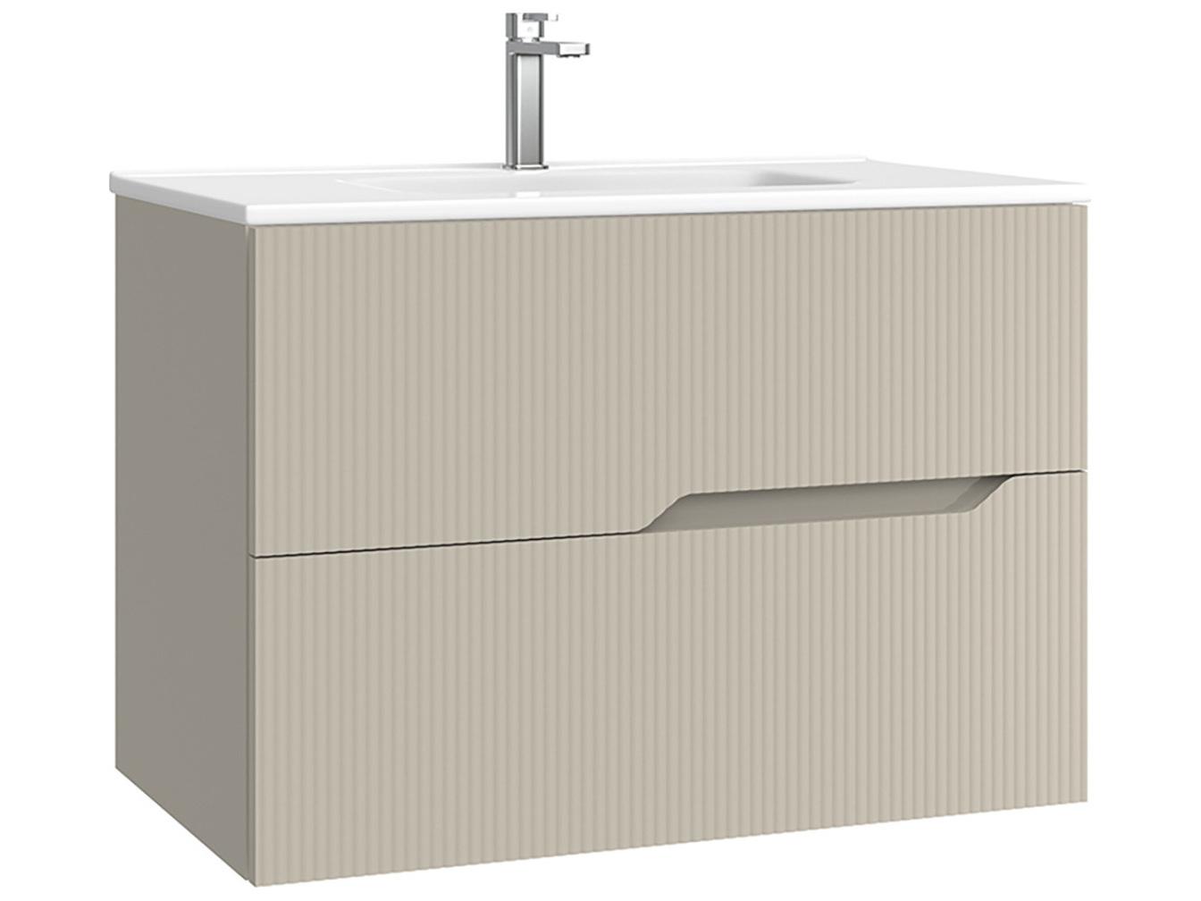 WS Bath Collections Tulipa Matte Mink Vanity