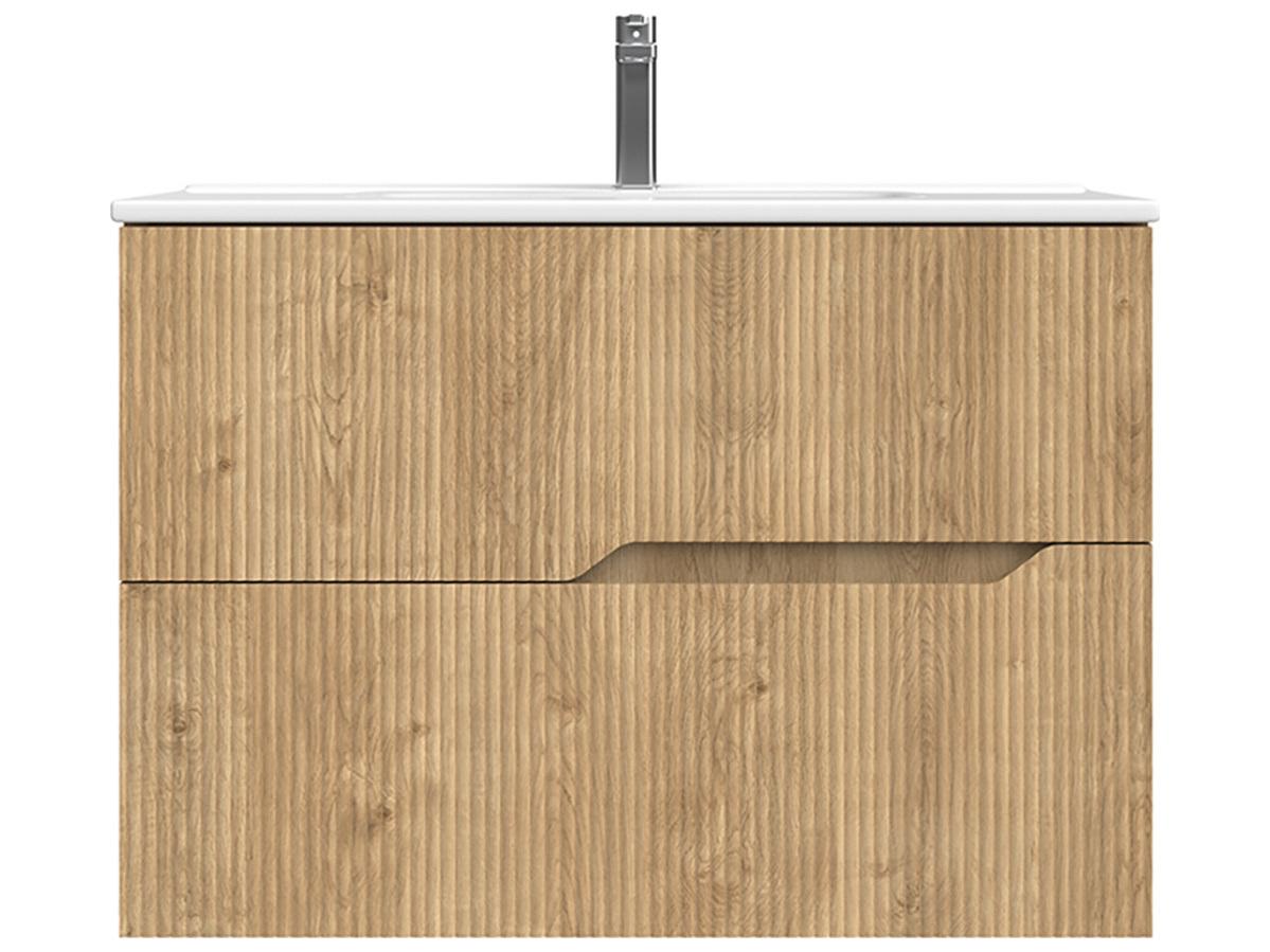 WS Bath Collections Tulipa Natural Oak Vanity