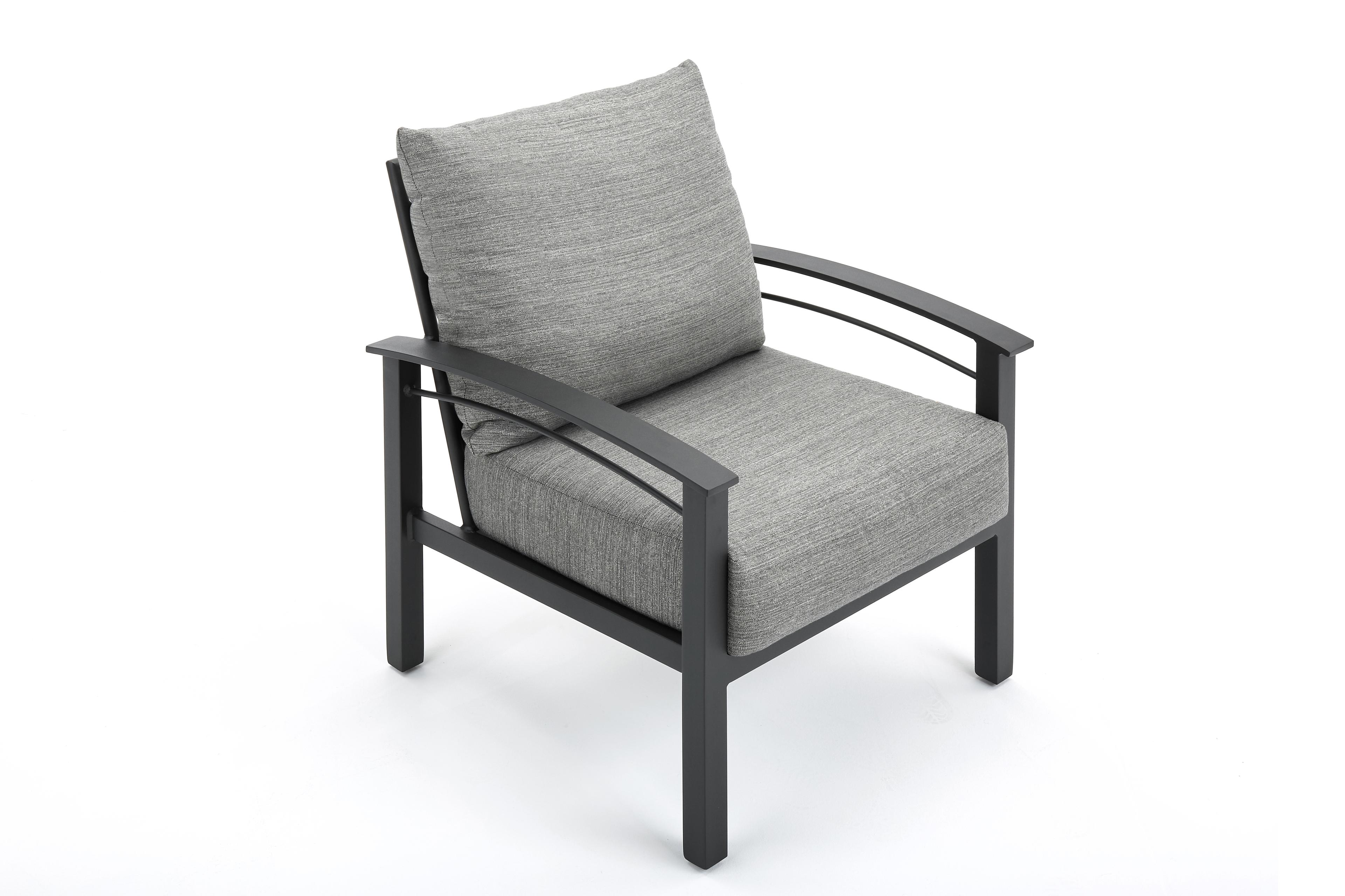 Winston Stanford Cushion Quick Ship Aluminum Outdoor Lounge Chair