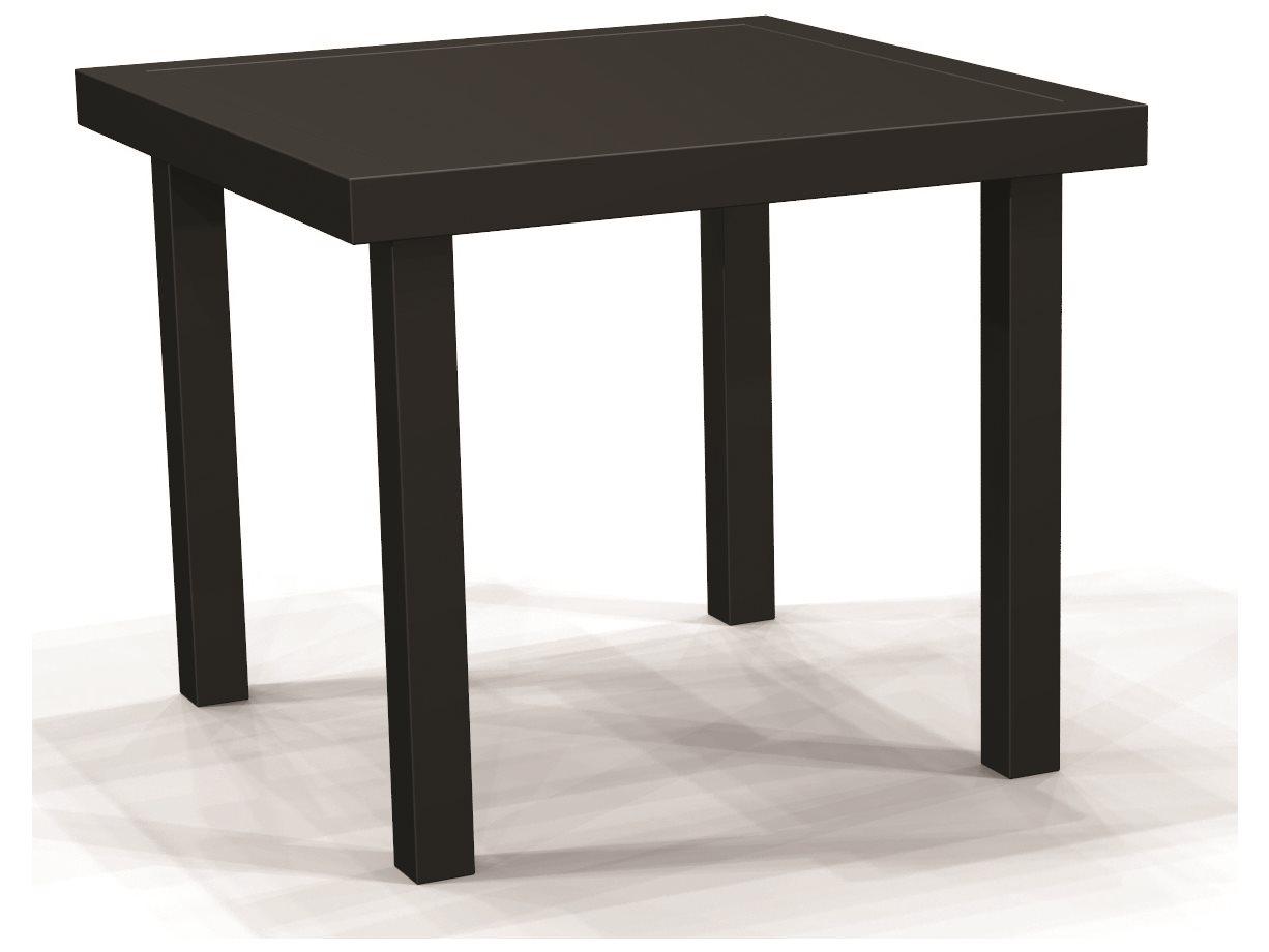 Winston Solid Top Aluminum Square Outdoor Side Table