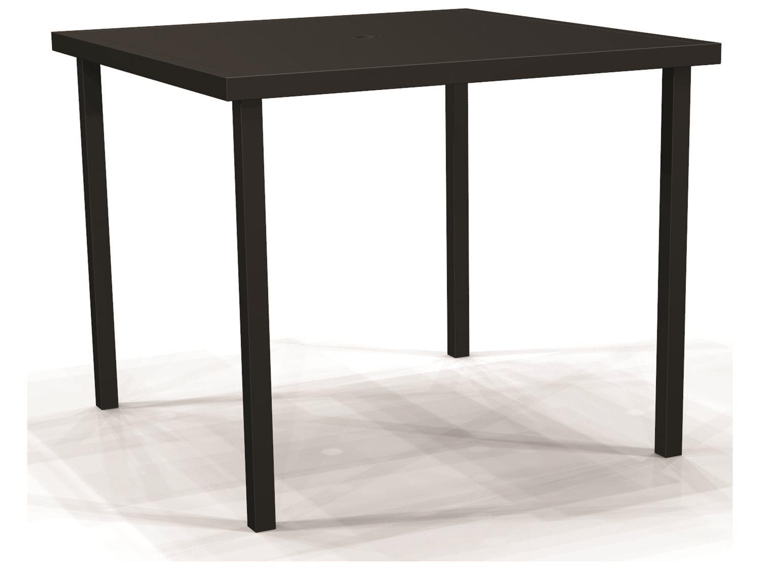 Winston Solid Top Aluminum Square Outdoor Patio Counter Table