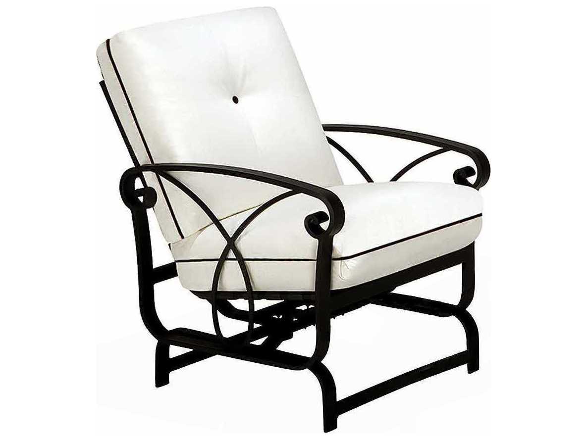 Winston Palazzo Cushion Aluminum Arm Spring Outdoor Patio Lounge Chair