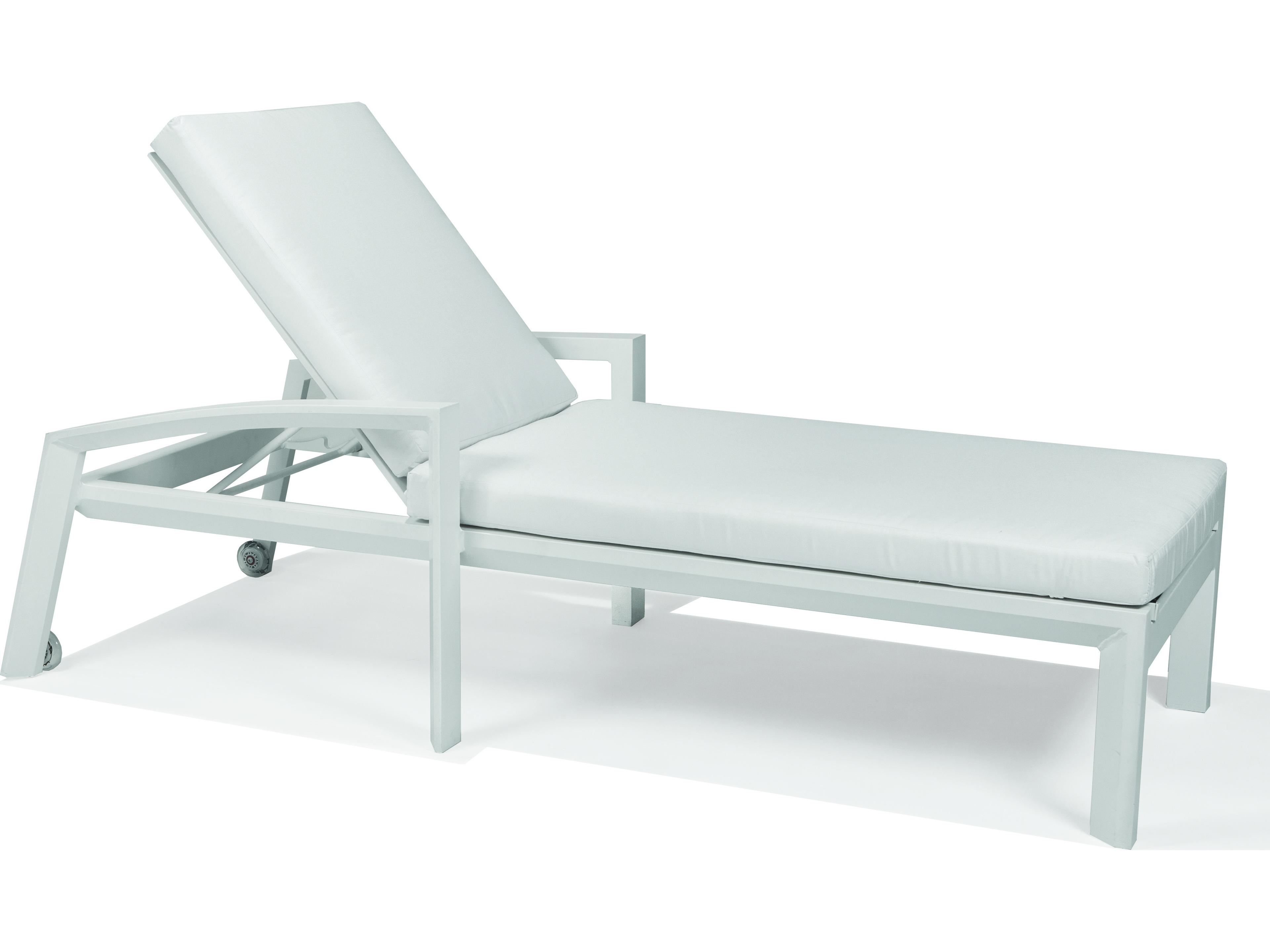 Winston Whitlock Cushion Deep Seating Aluminum Chaise Lounge