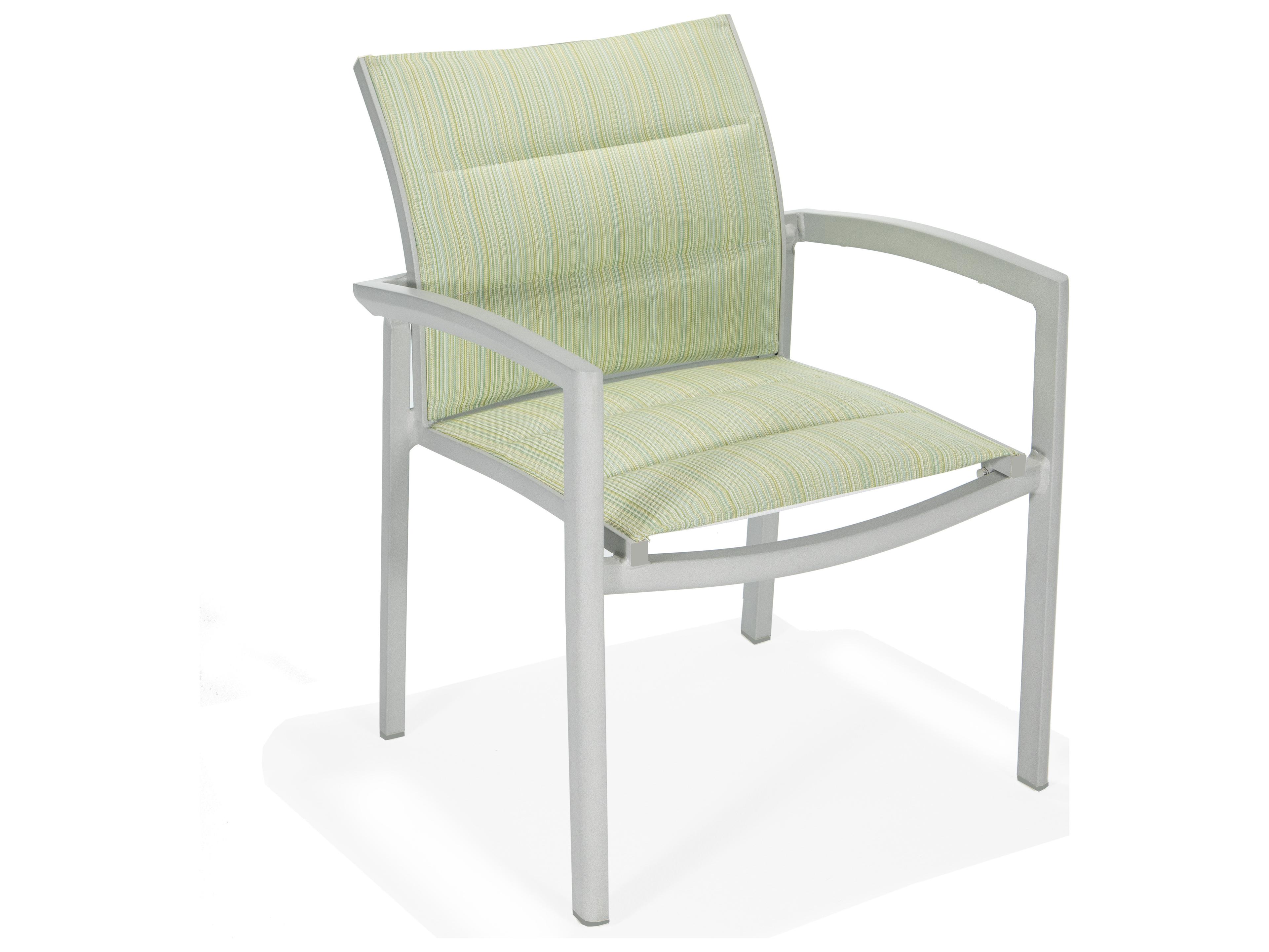 Winston Whitlock Padded Sling Aluminum Nesting Dining Chair