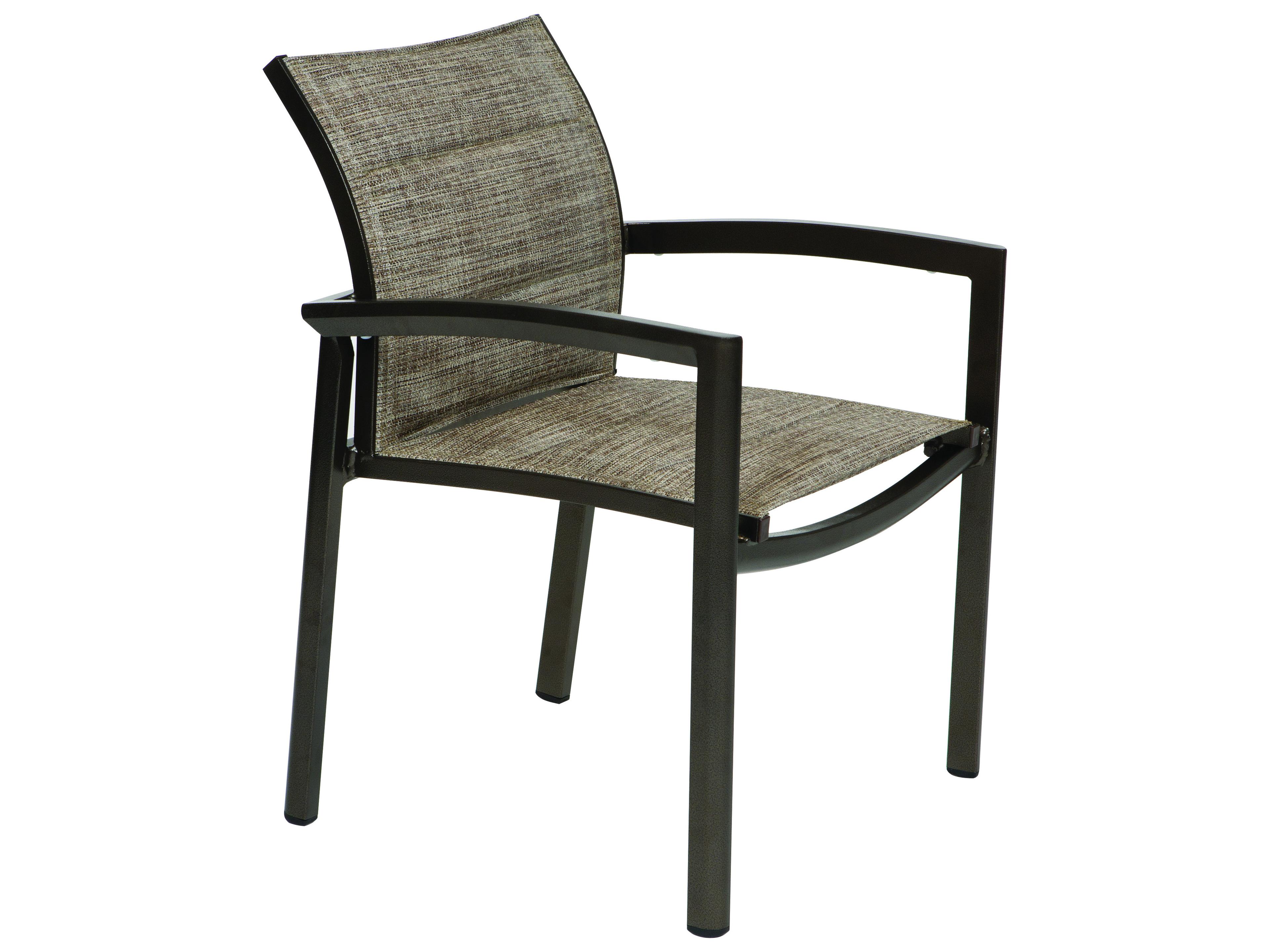 Winston Whitlock Padded Sling Aluminum Nesting Dining Chair