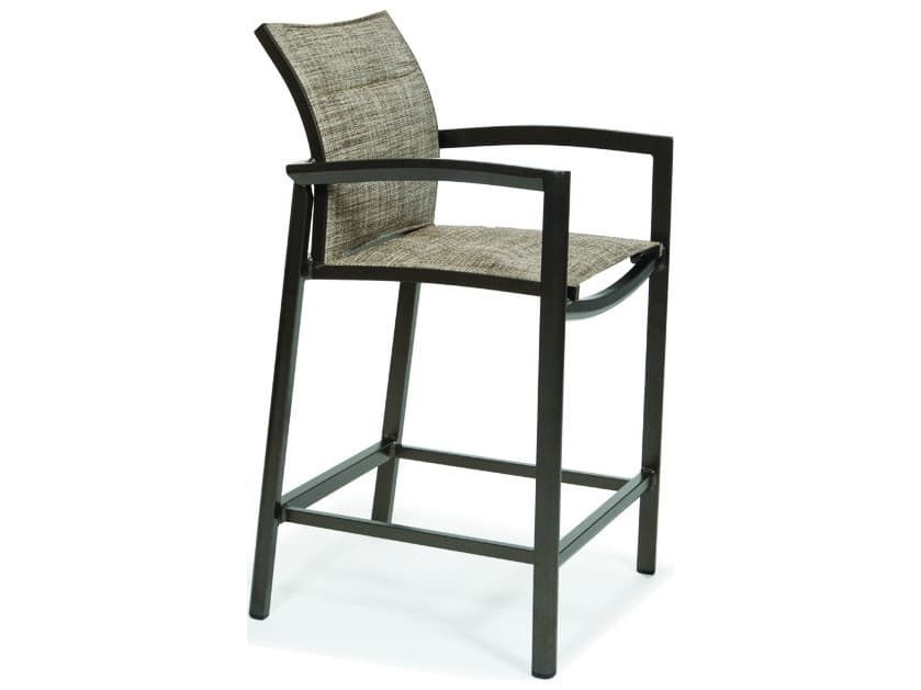 Winston Whitlock Padded Sling Aluminum Bar Stool