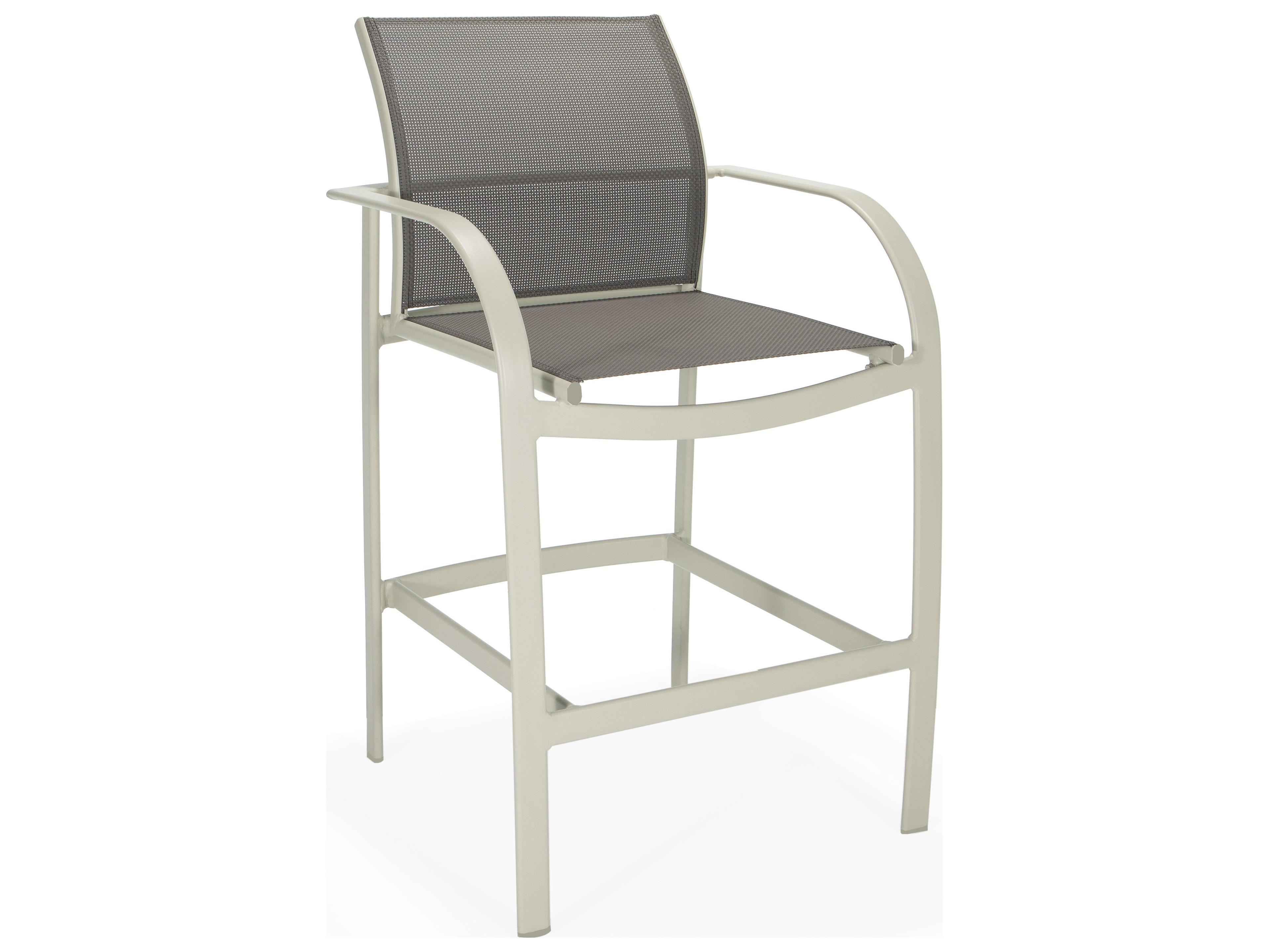 Winston Coral Reef Sling Aluminum Bar Stool