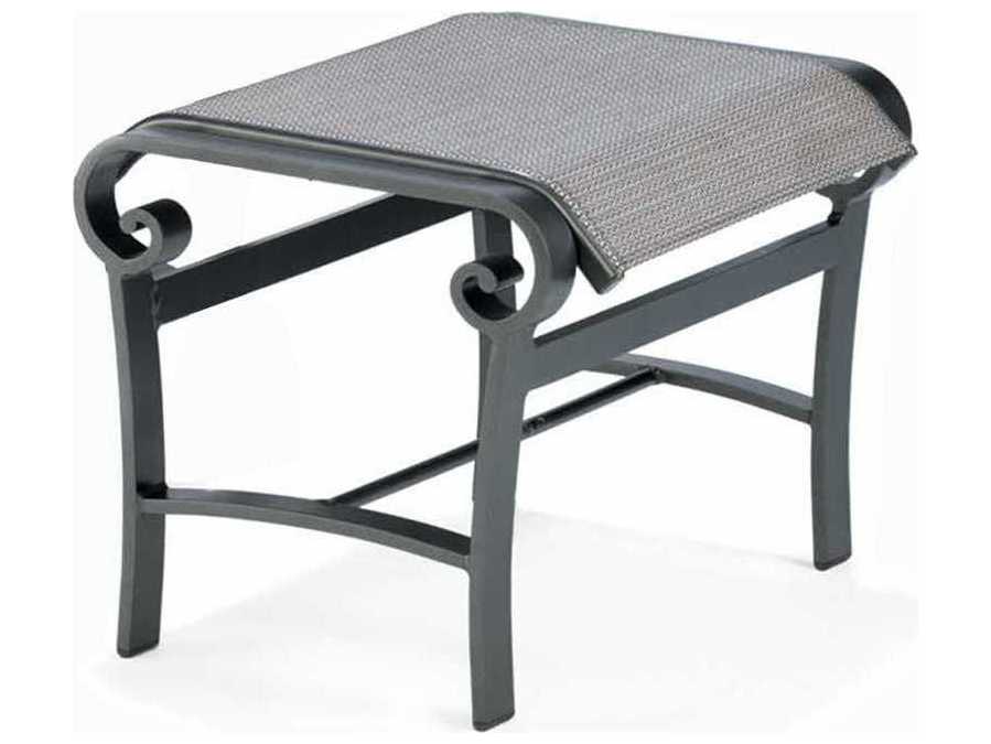 Winston Palazzo Sling Aluminum Outdoor Patio Ottoman
