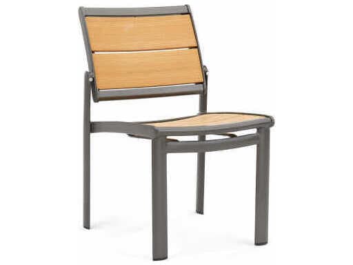 Winston Harper Aluminum Stackable Outdoor Dining Side Chair