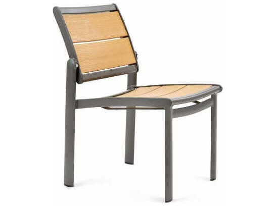 Winston Harper Aluminum Stackable Outdoor Dining Side Chair