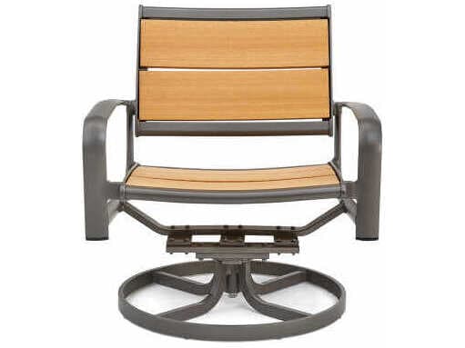 Winston Harper Aluminum Swivel Rocker Outdoor Patio Lounge Chair