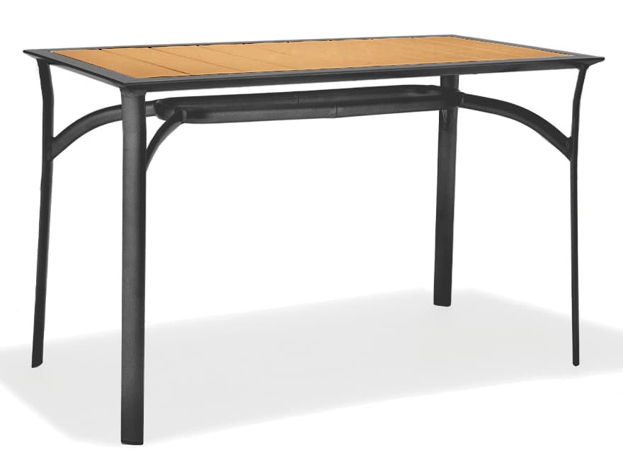 Winston Harper Aluminum Resin Rectangular Outdoor Counter Table