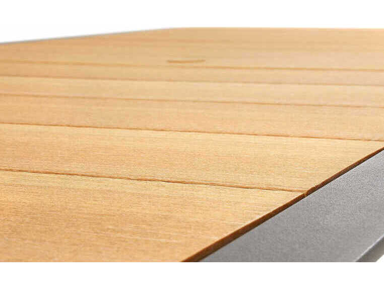 Winston Harper Aluminum Rectangular Outdoor Patio Dining Table