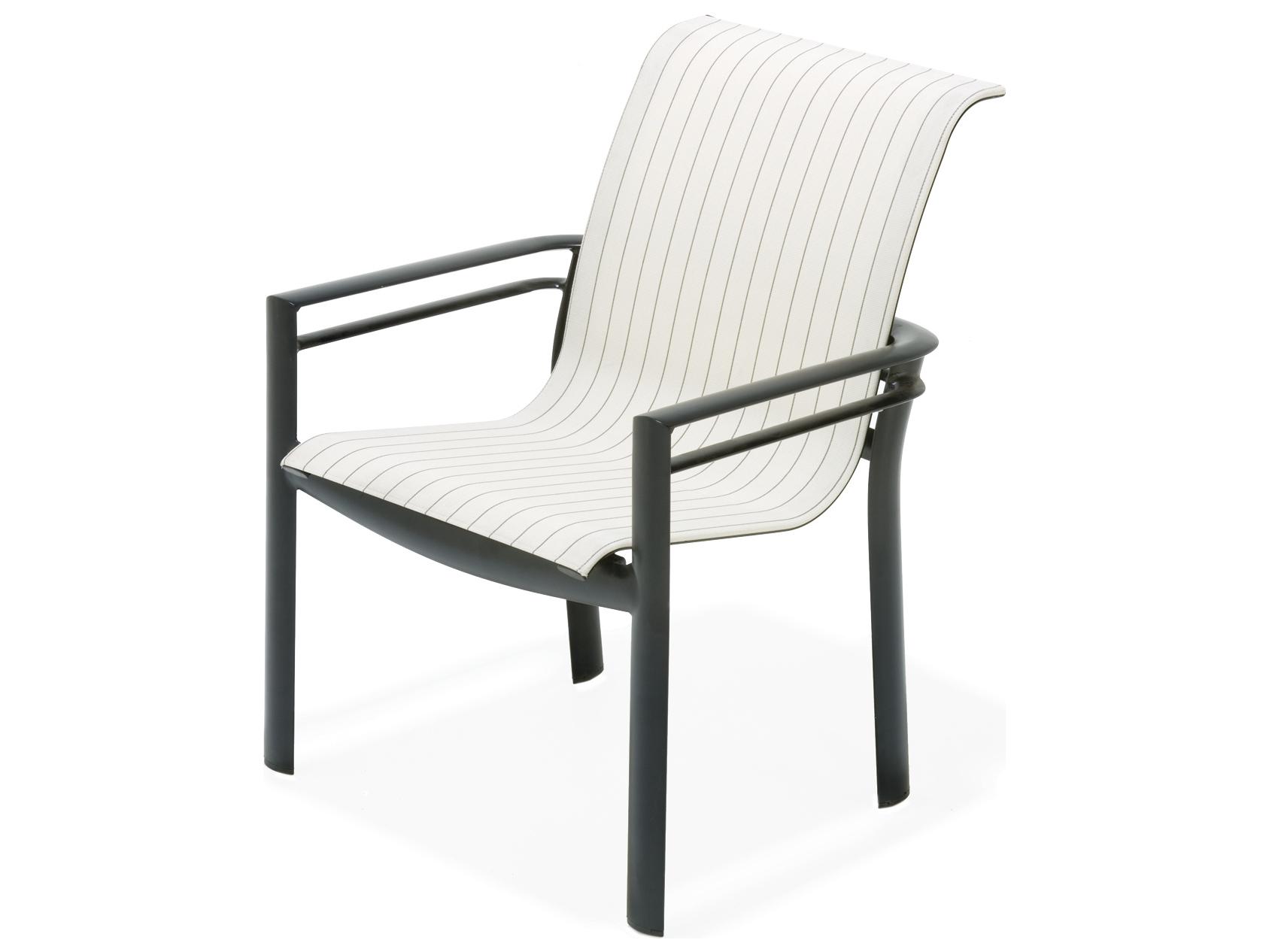 Winston Southern Cay Sling Aluminum Arm Outdoor Patio Dining Chair