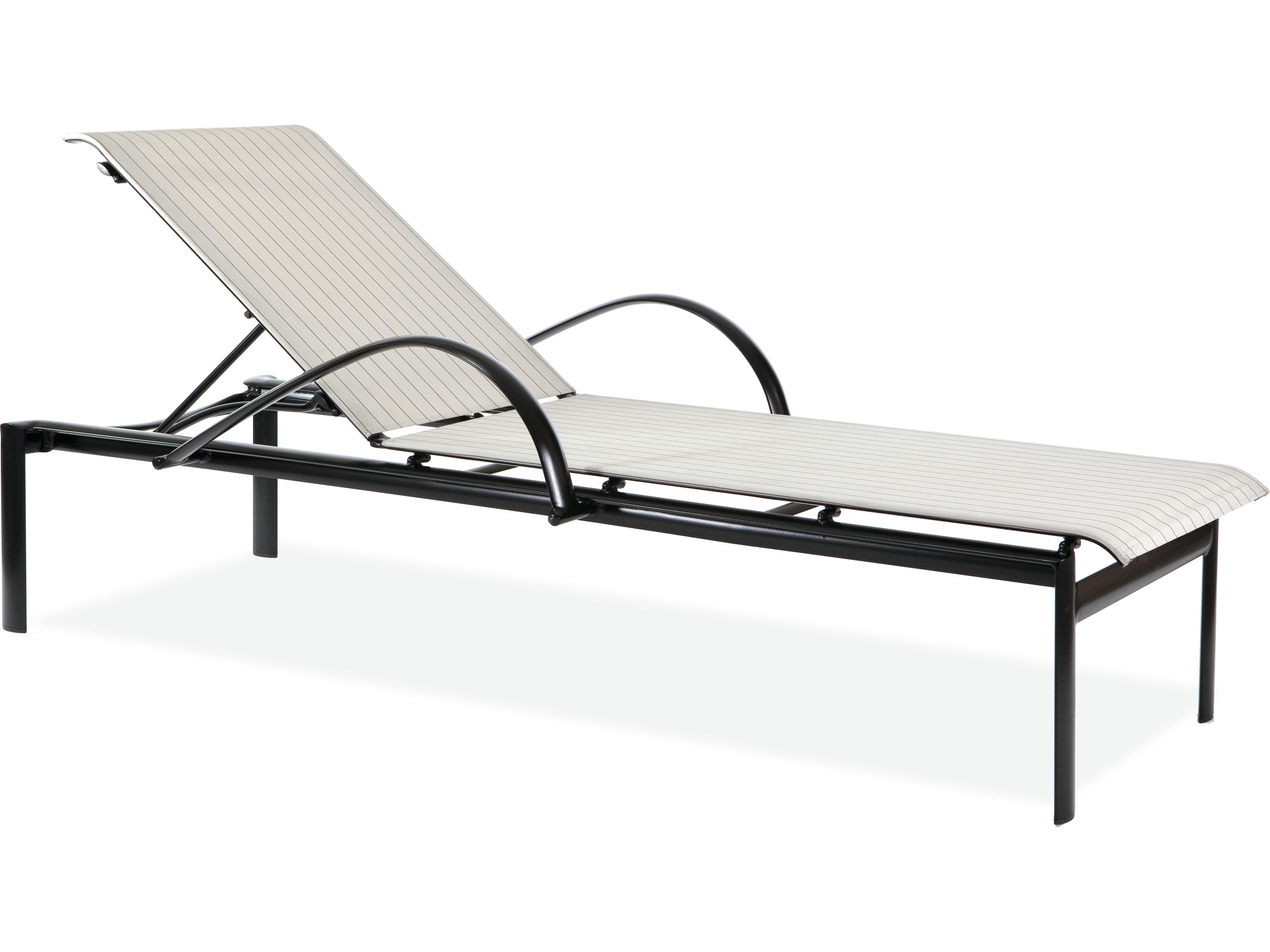Winston Southern Cay Sling Aluminum Arm Patio Chaise Lounge