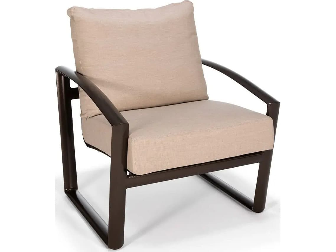 Winston Icon Cushion Deep Seating Aluminum High Back Lounge Chair