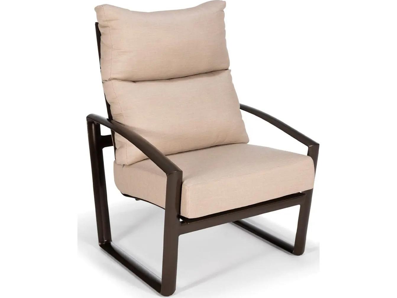 Winston Icon Cushion Deep Seating Aluminum Ultra High Back Lounge Chair