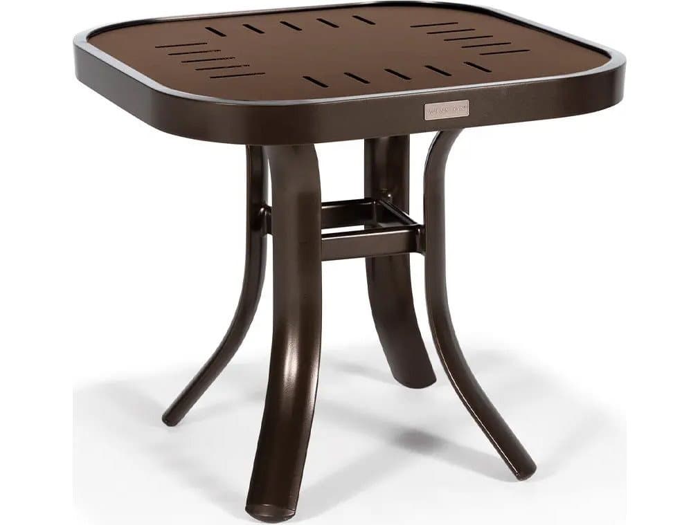 Winston Icon Aluminum 24" Square KD End Table