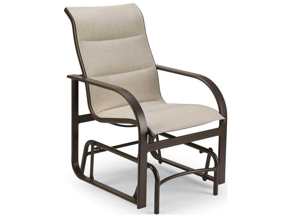 Winston Key West Padded Sling Aluminum High Back Chair Glider