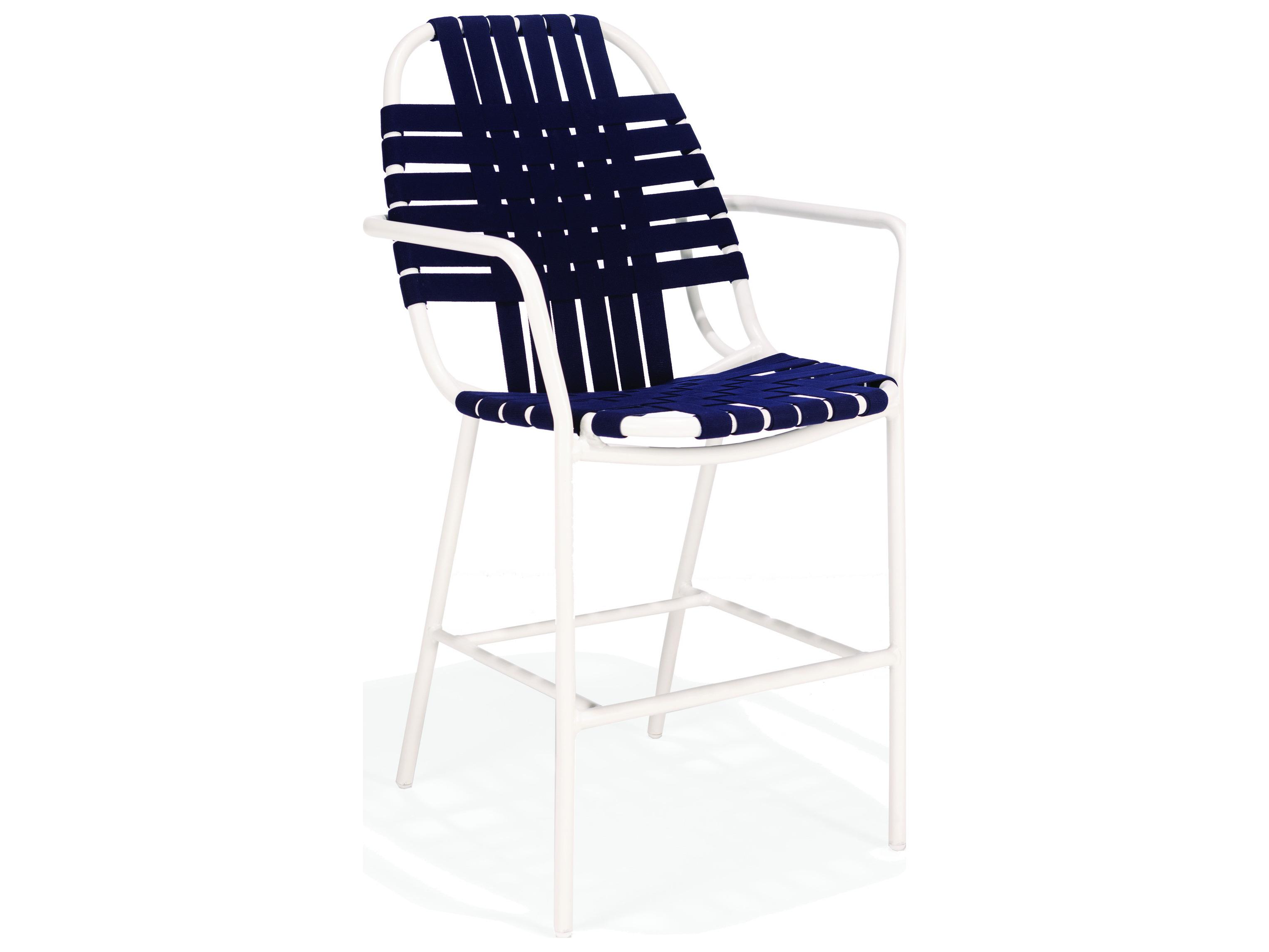 Winston Oceans Aluminum Bar Height Stool with Arms