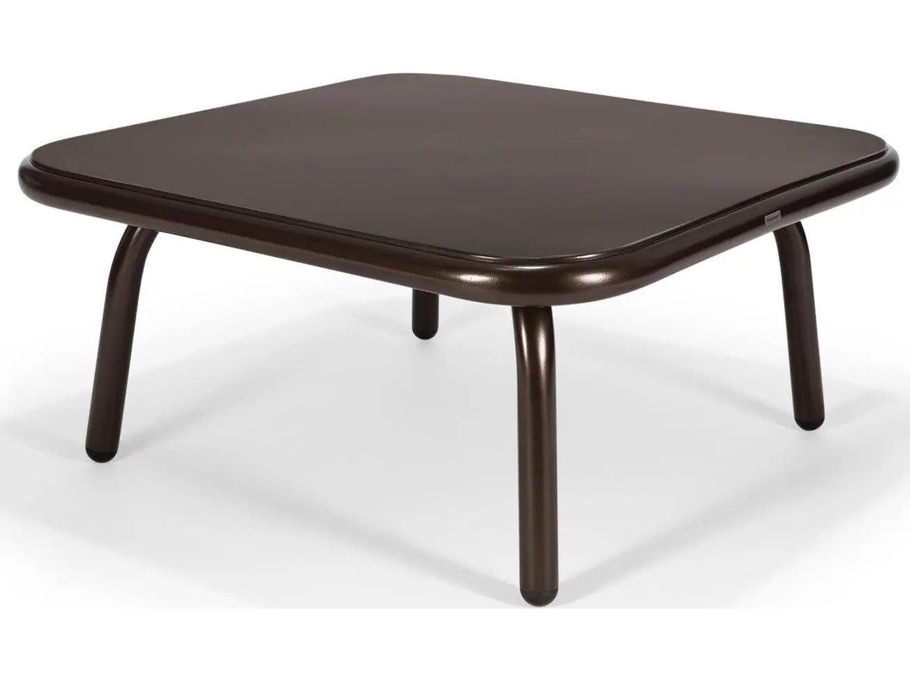 Winston Holsen Aluminum 42" Square Rigid Chat Table
