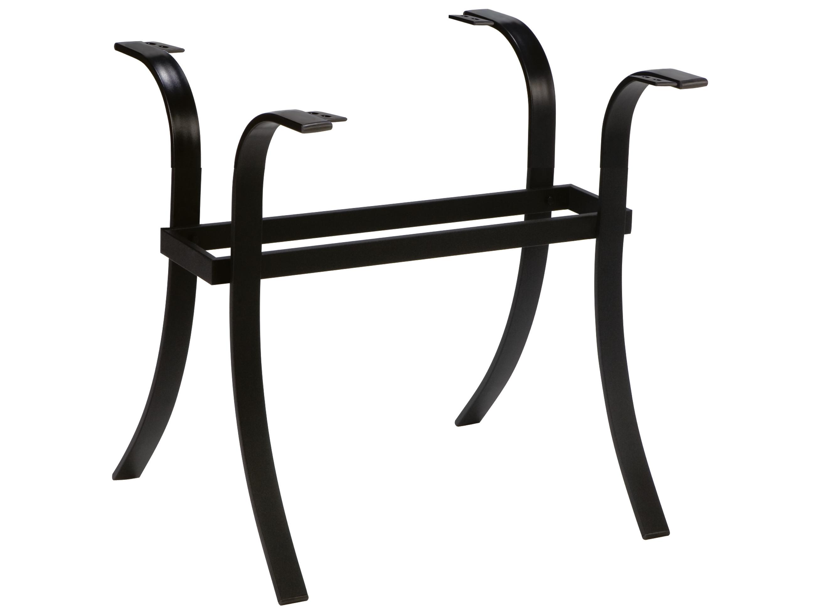 Winston Alternative Table Cast Extruded Aluminum Rectangular Dining Height Table Base