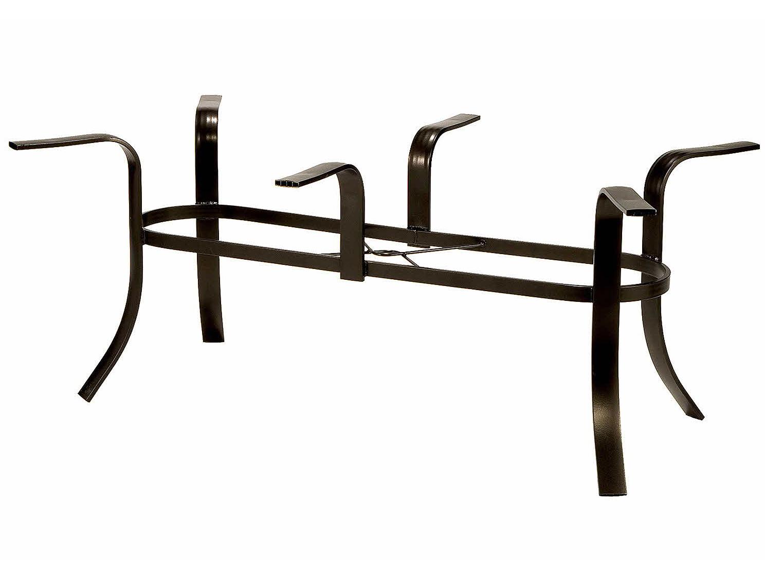 Winston Alternative Table Aluminum Oval Dining Height Table Base