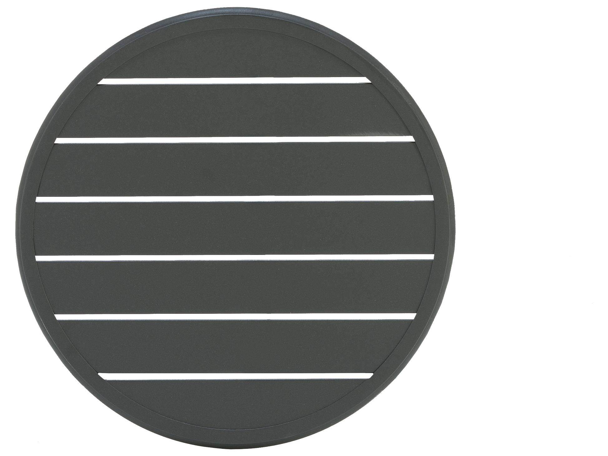 Winston Alternative Slat Extruded Aluminum Round Top