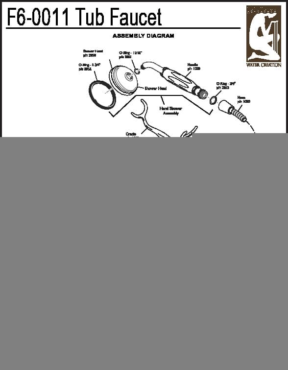 Water Creation Orchid 3-Handle Vintage Claw Foot Tub Faucet with Labeled Porcelain Lever Handles and Hand Shower in Oil Rubbed Bronze