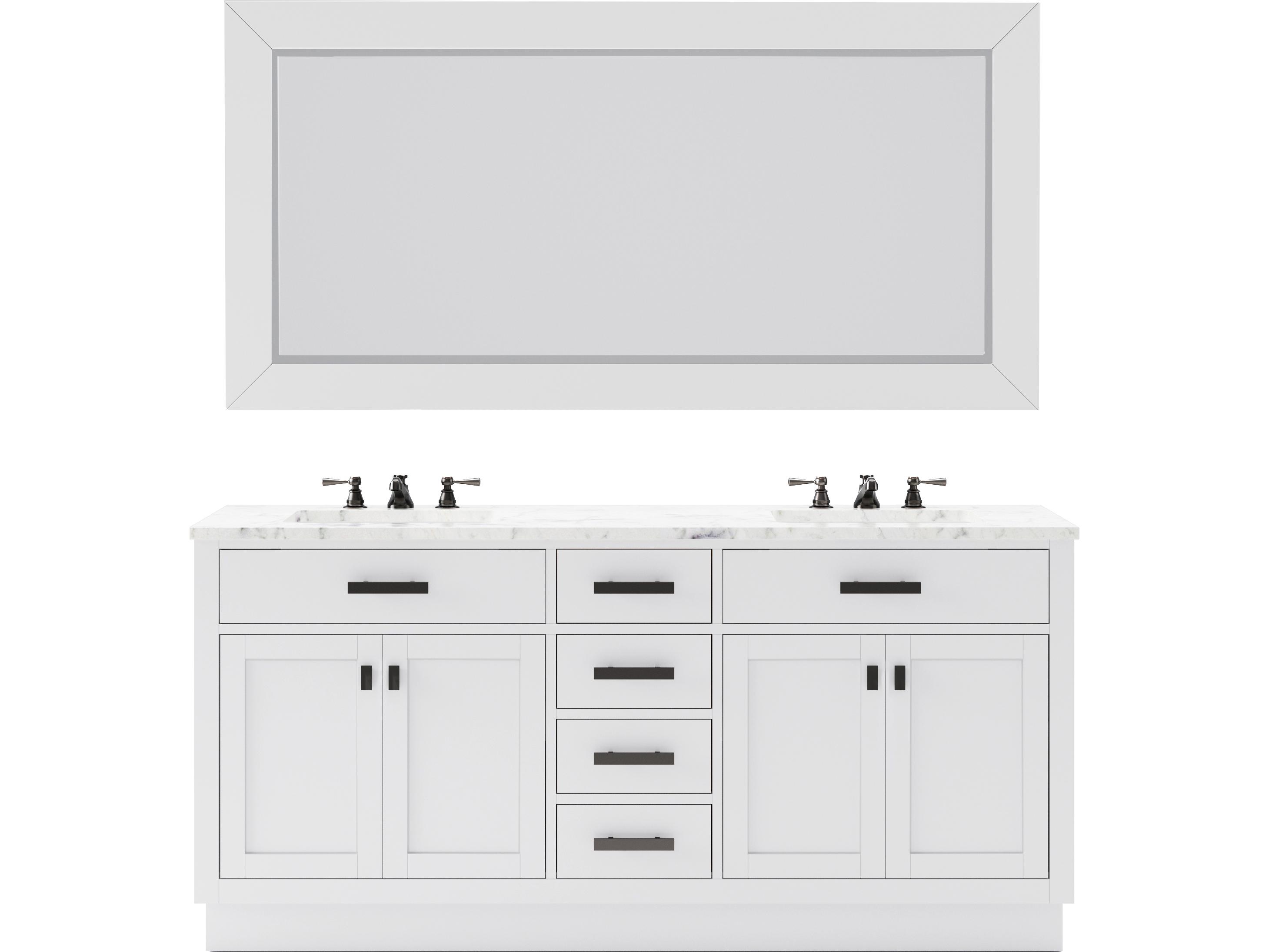 Water Creation Hartford Vanity in Pure White
