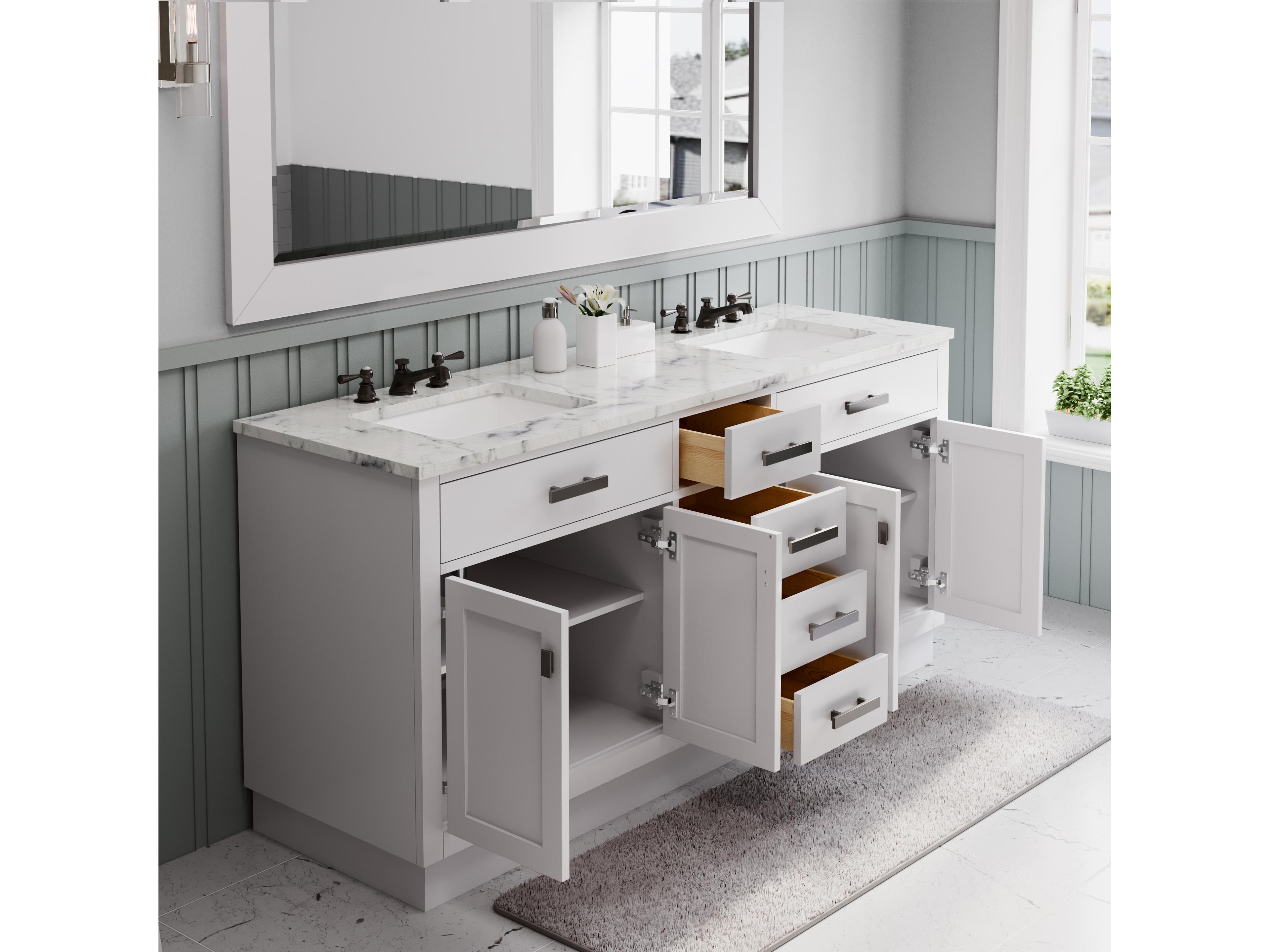 Water Creation Hartford Vanity in Pure White