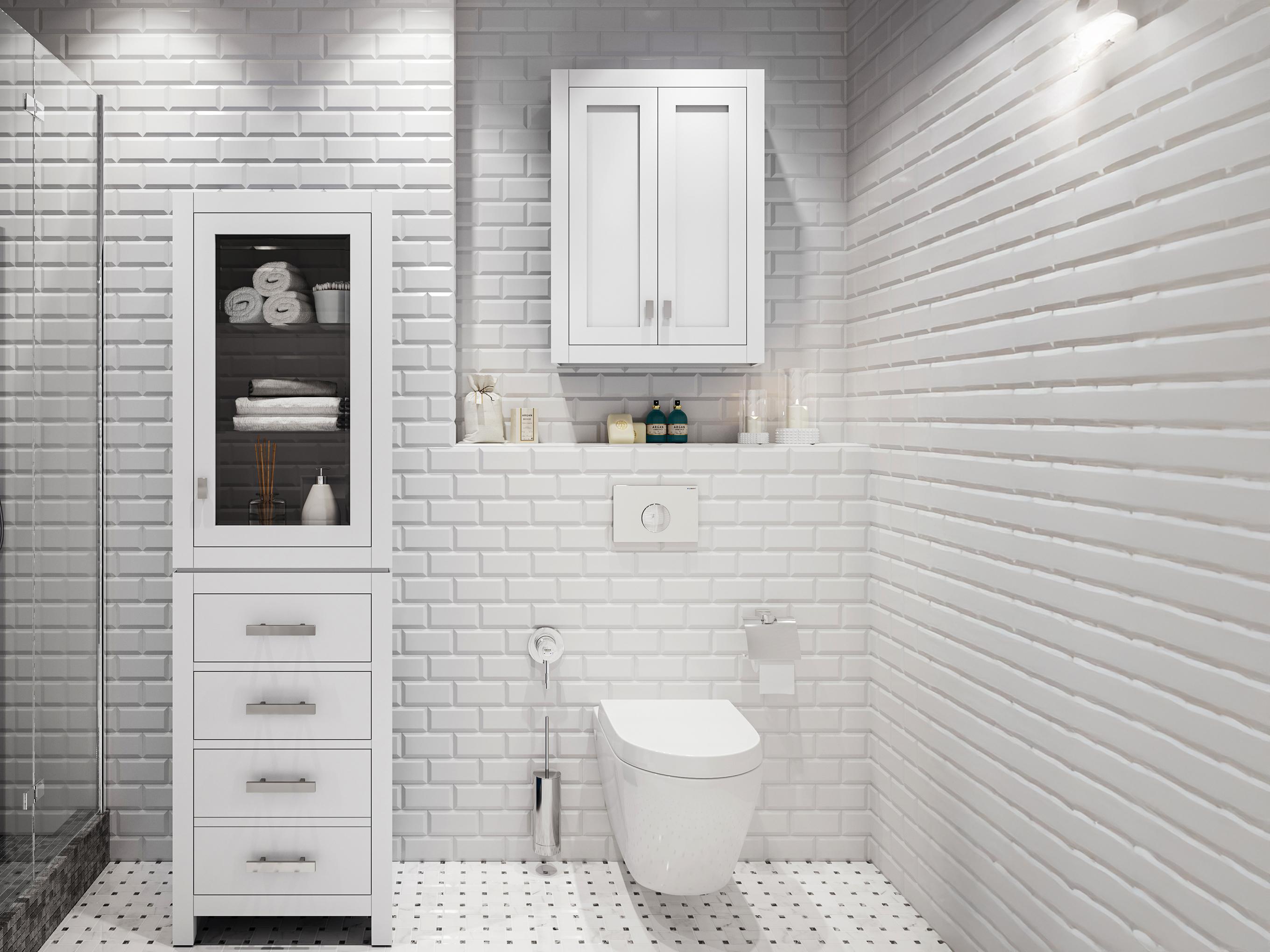 Water Creation Madison Vanity In Pure White