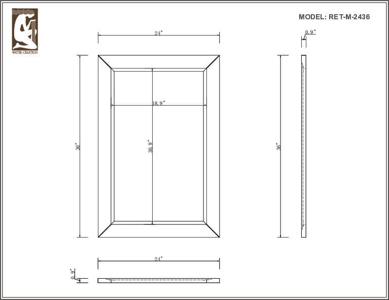 Water Creation Madison Double Sink Carrara White Marble Countertop Bath Vanity in Espresso with Rectangular Mirrors (S)