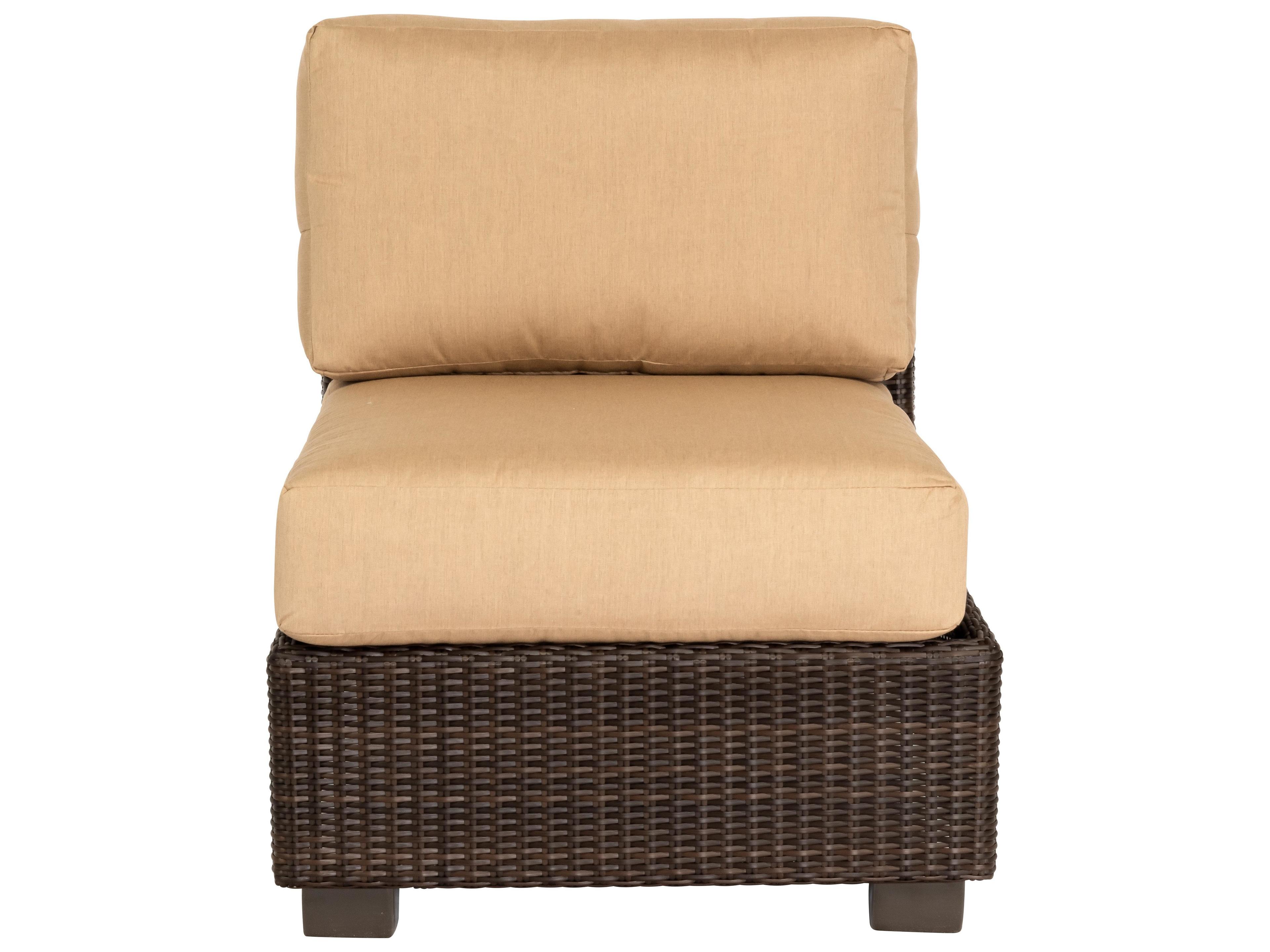 Whitecraft Montecito Wicker Modular Outdoor Lounge Chair
