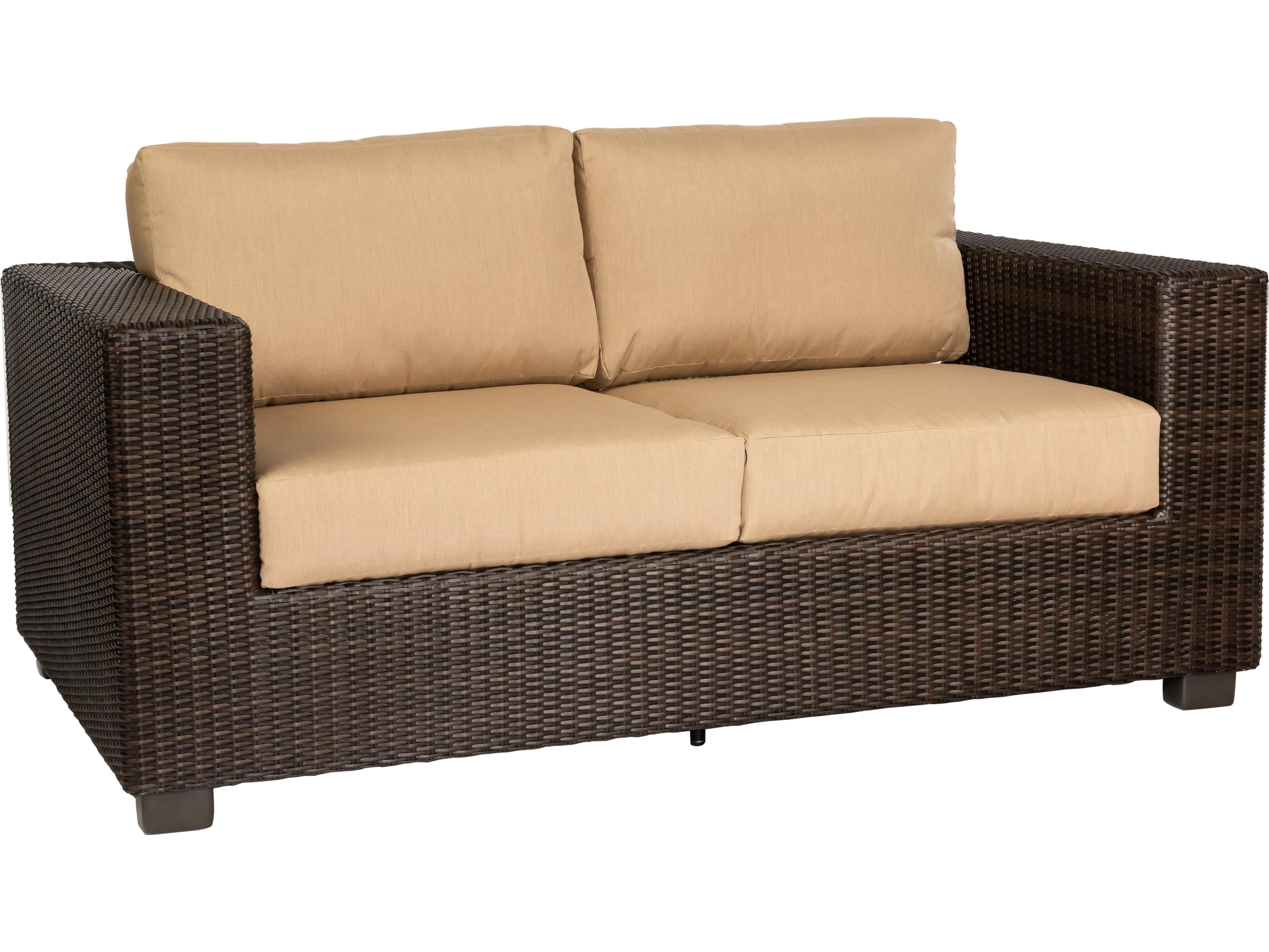 Whitecraft Montecito Wicker Outdoor Patio Loveseat