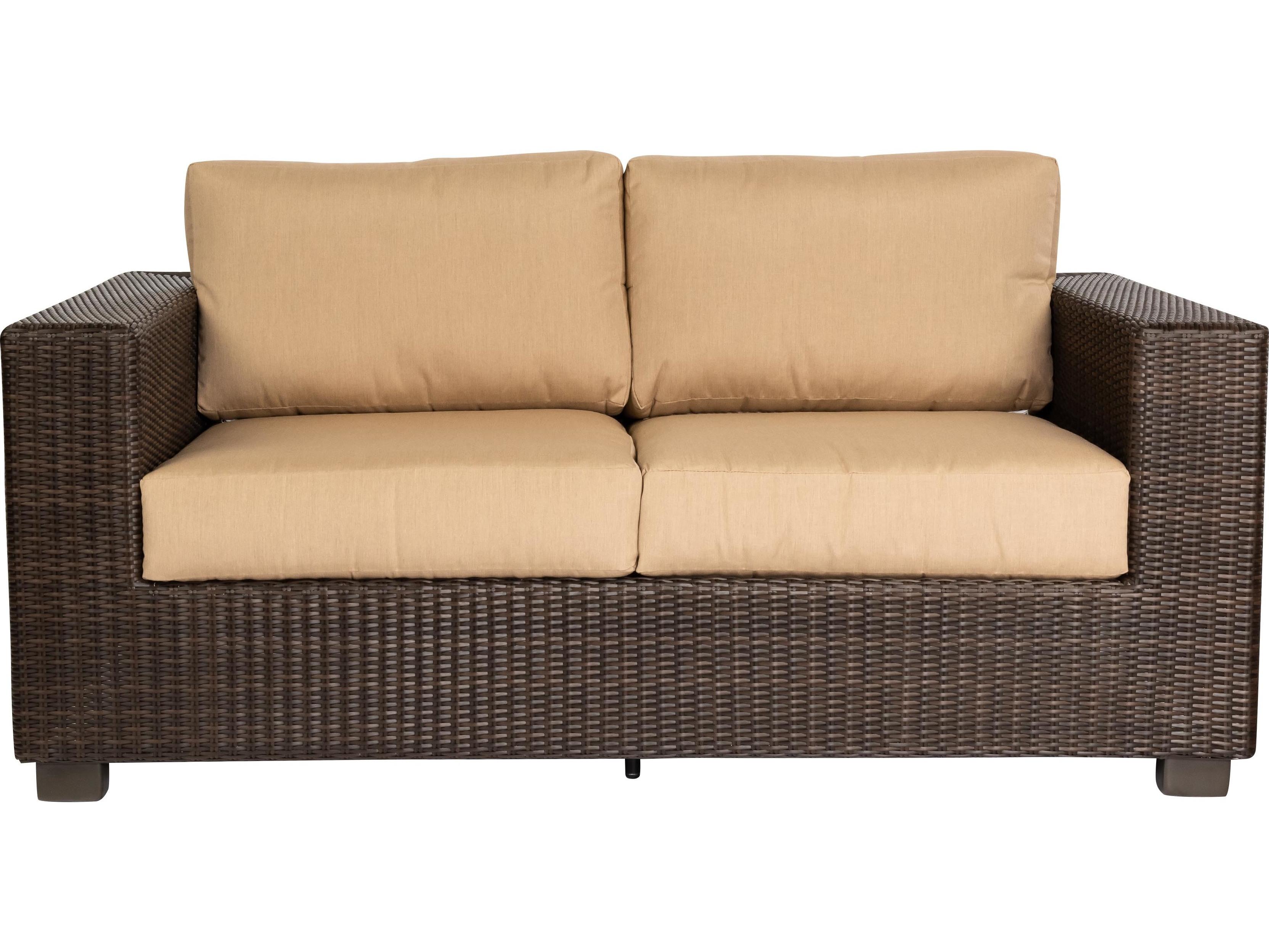 Whitecraft Montecito Wicker Outdoor Patio Loveseat