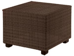 Whitecraft Montecito Wicker Square Outdoor End Table