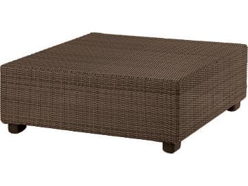Whitecraft Montecito Wicker Square Patio Coffee Table