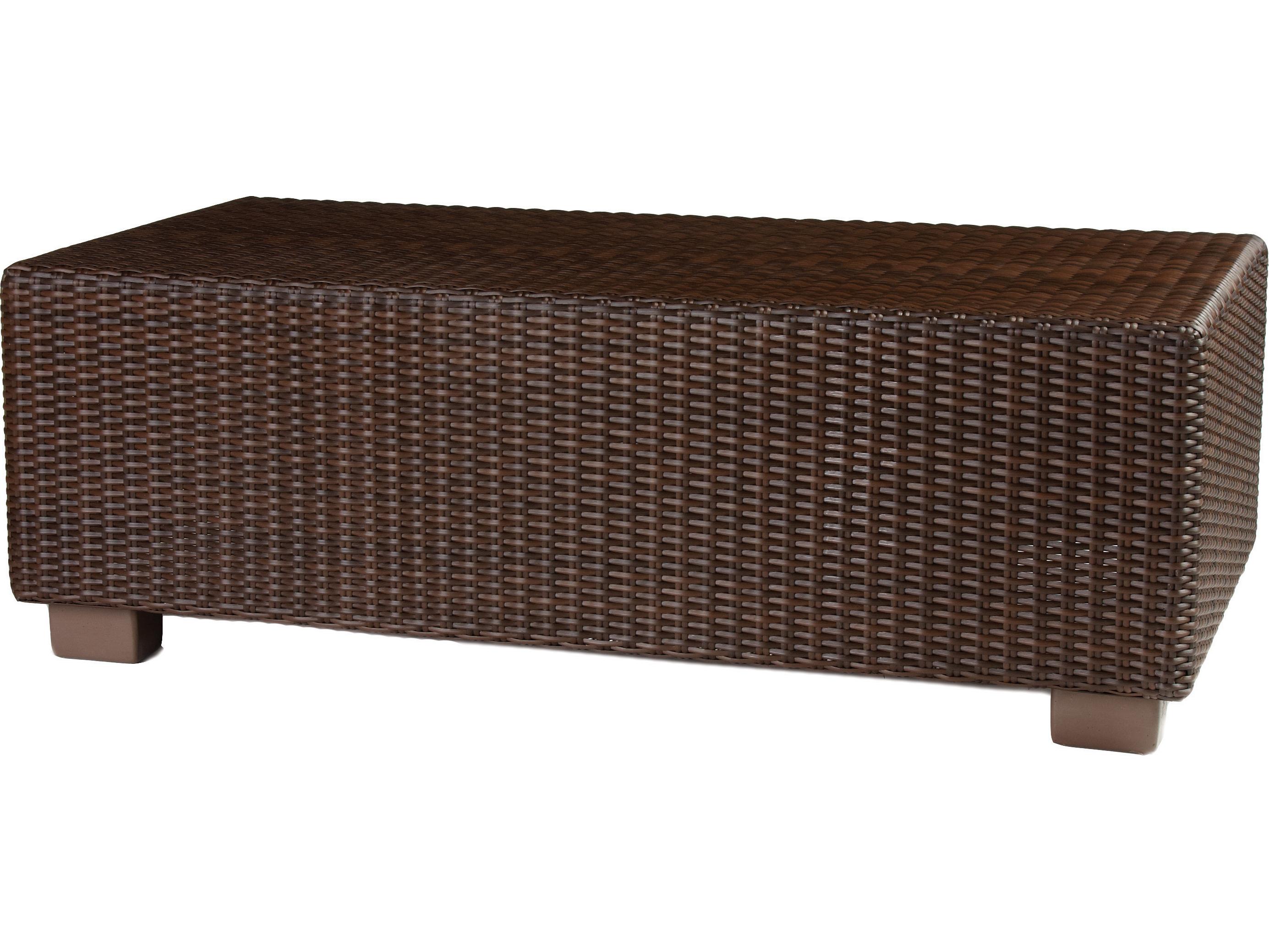 Whitecraft Montecito Wicker Rectangular Outdoor Coffee Table