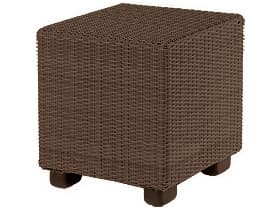 Whitecraft Montecito Wicker Square Bunching Table