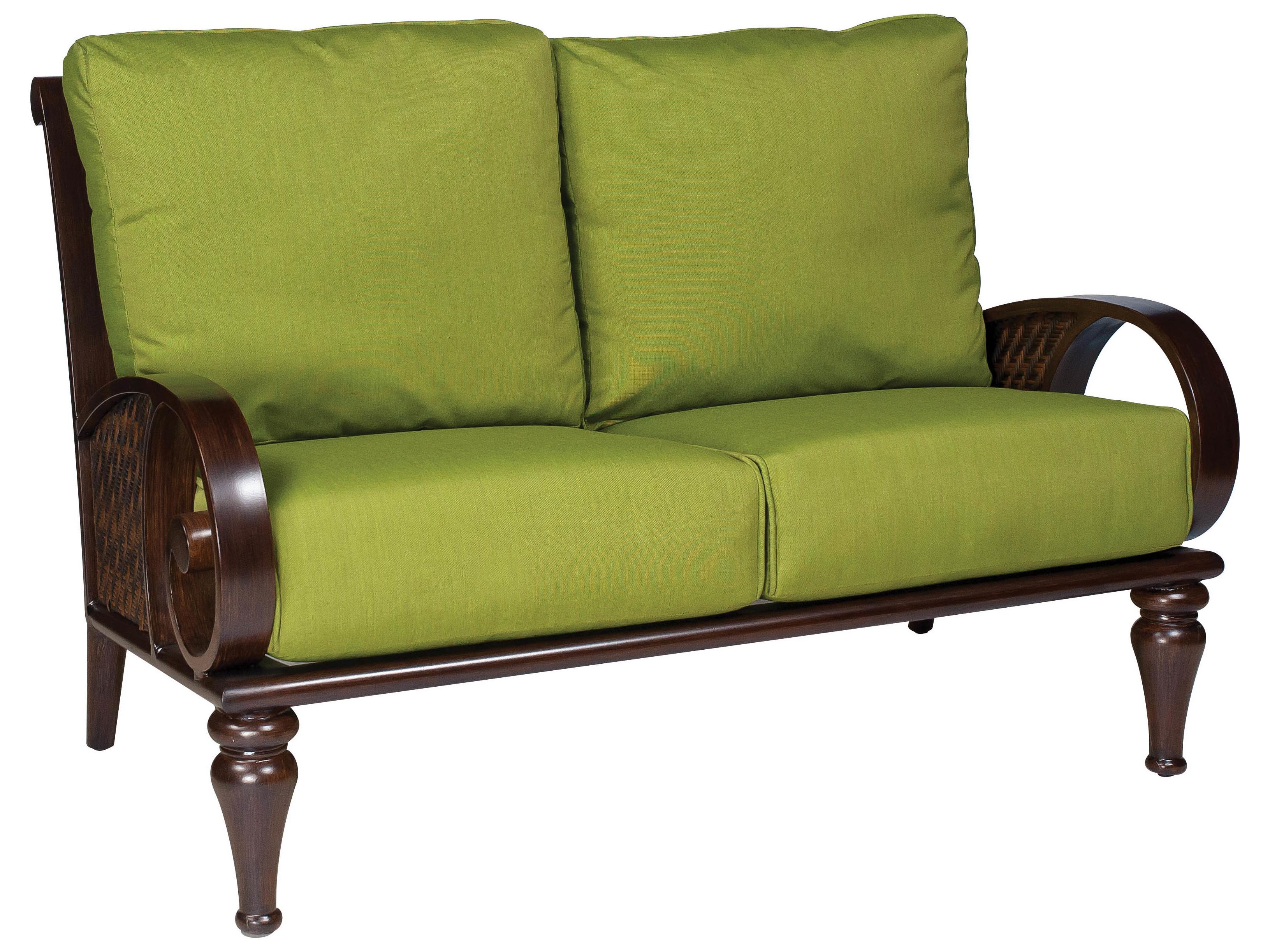 Woodard Whitecraft North Shore Replacement Cushion Loveseat