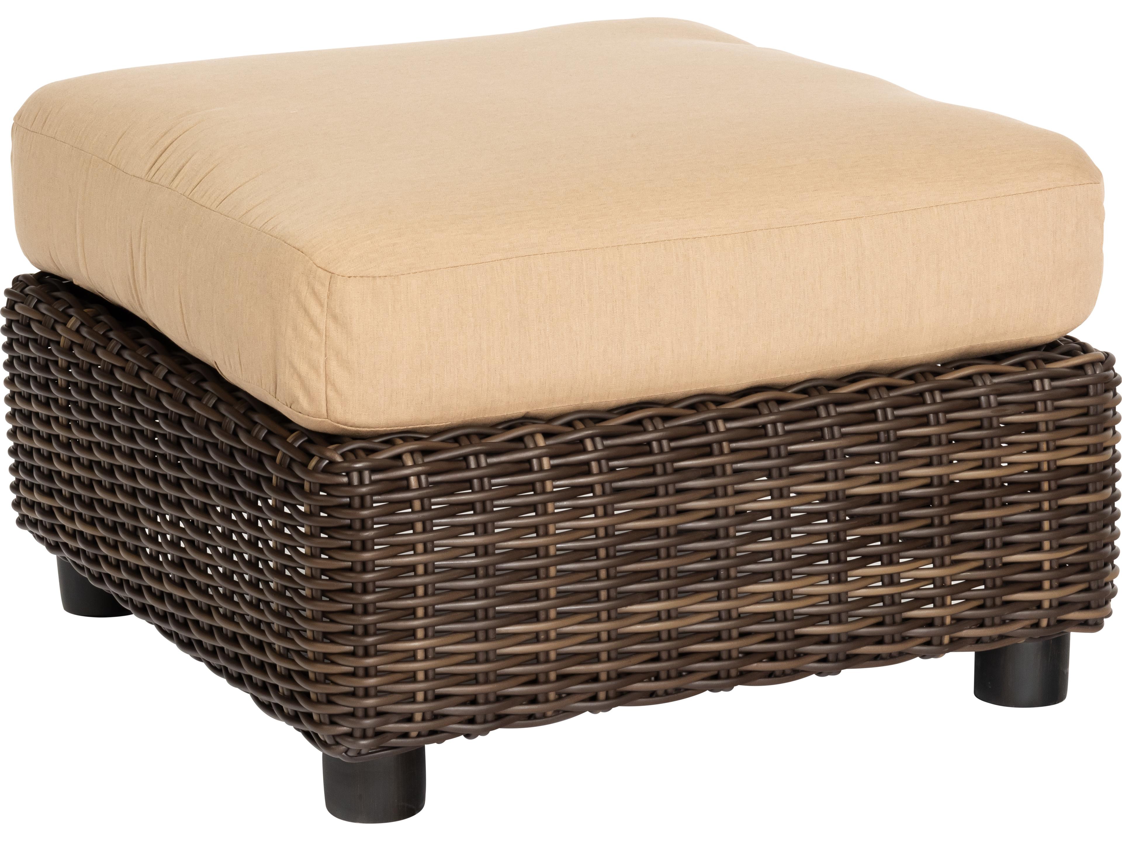 Whitecraft Sonoma Wicker Outdoor Ottoman