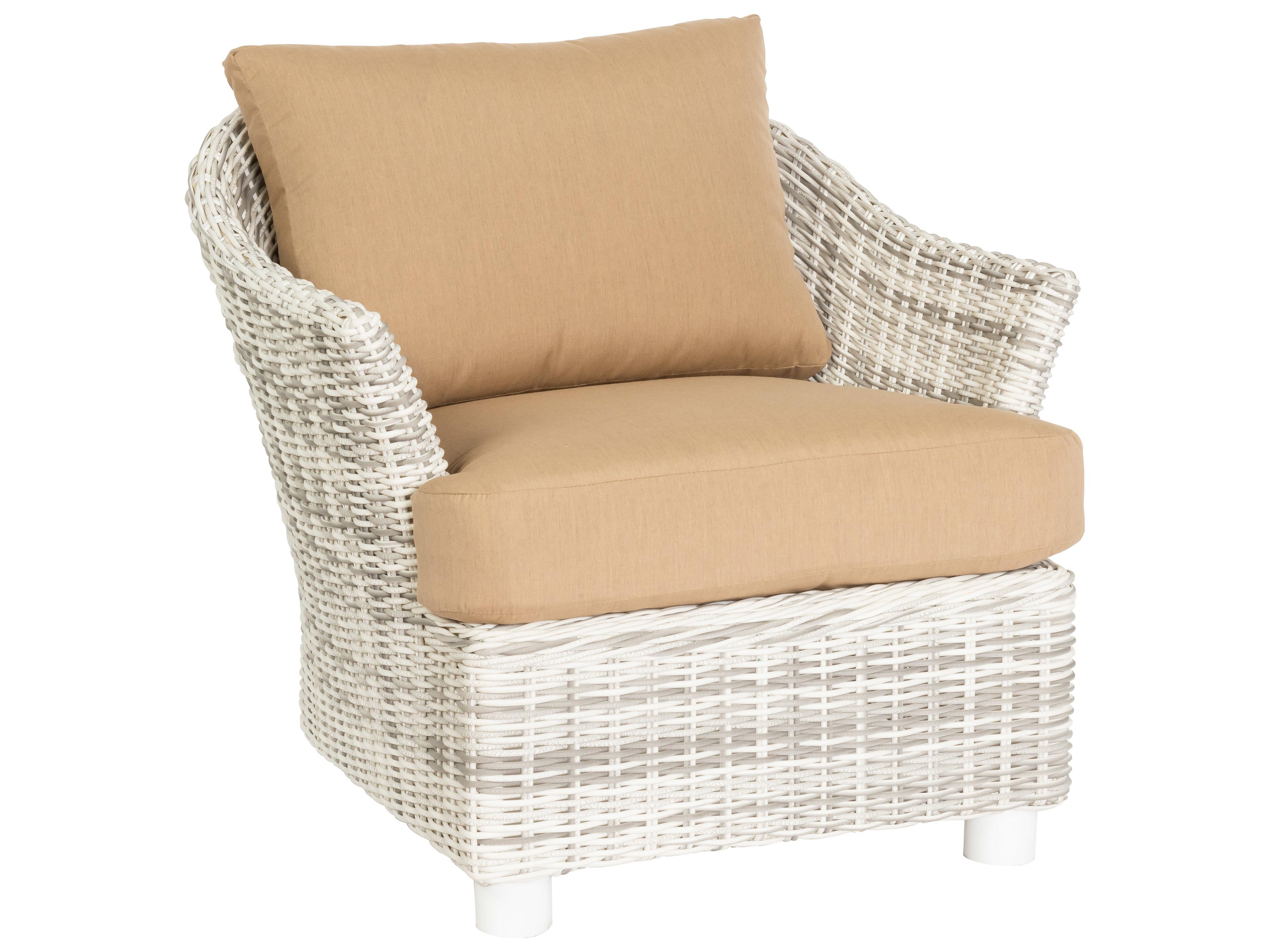 Whitecraft Sonoma Wicker Outdoor Patio Lounge Chair