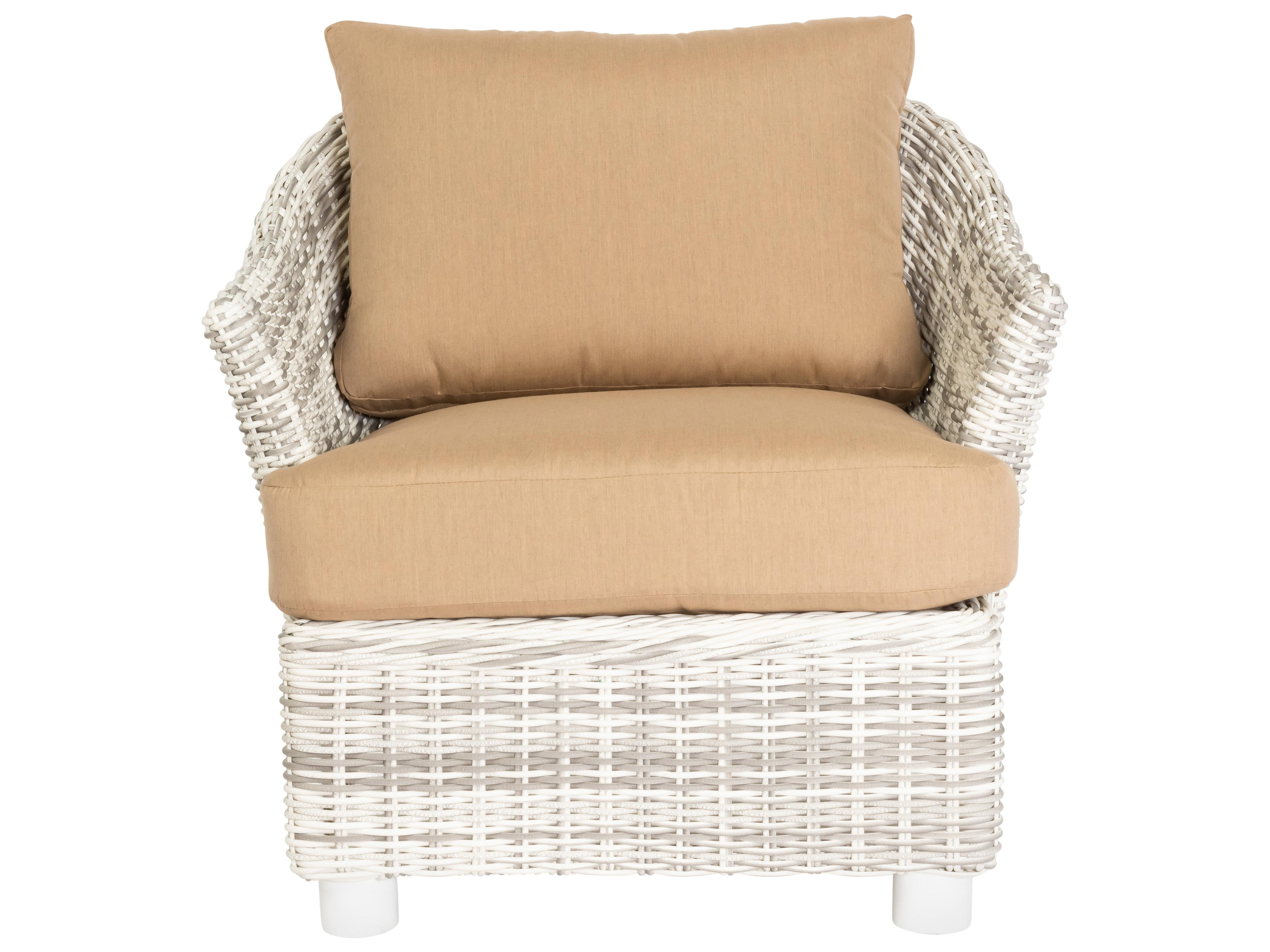 Whitecraft Sonoma Wicker Outdoor Patio Lounge Chair